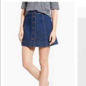 NEVER WORN size zero Madewell metropolis skirt